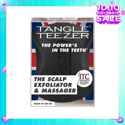 TANGLE TEEZER Scalp Exfoliator and Massager - Black 1s