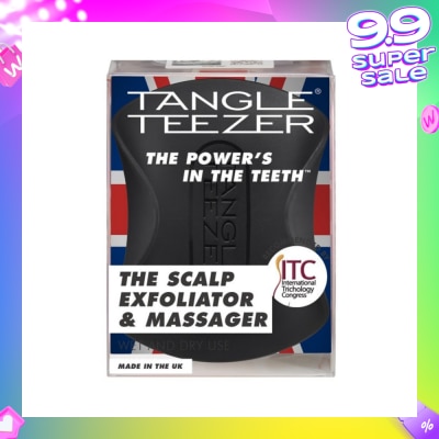 TANGLE TEEZER Scalp Exfoliator and Massager - Black 1s