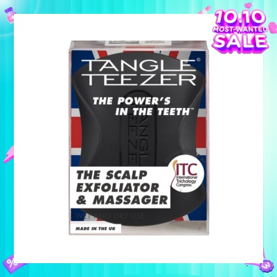 TANGLE TEEZER Scalp Exfoliator and Massager - Black 1s