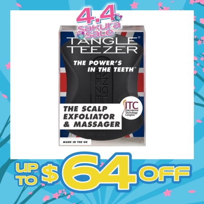 TANGLE TEEZER - Scalp Exfoliator and Massager - Black 1s