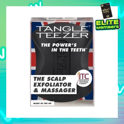 TANGLE TEEZER Scalp Exfoliator and Massager - Black 1s