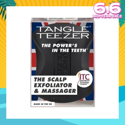 TANGLE TEEZER Scalp Exfoliator and Massager - Black 1s
