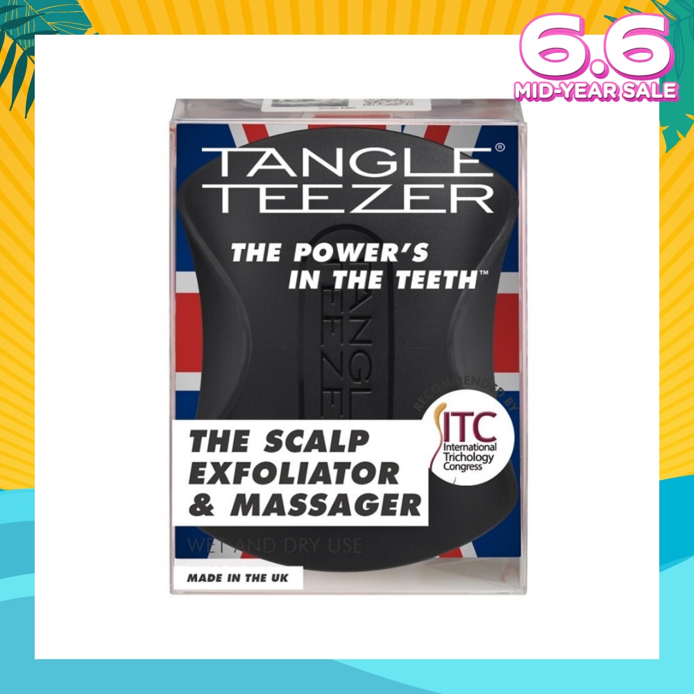 Scalp Exfoliator and Massager - Black 1s