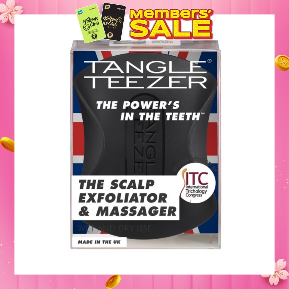 Scalp Exfoliator and Massager - Black 1s