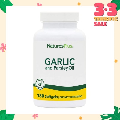 NATURE'S PLUS Garlic Parsley Oil 180 Soft Gels