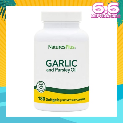 NATURE'S PLUS Garlic Parsley Oil 180 Soft Gels