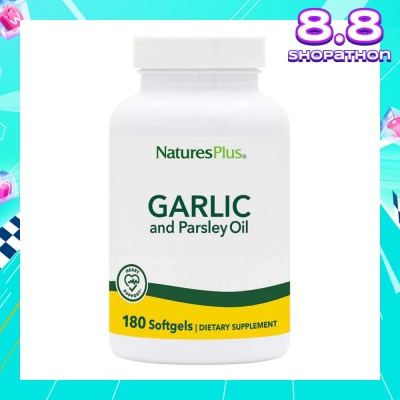 NATURE'S PLUS Garlic Parsley Oil 180 Soft Gels