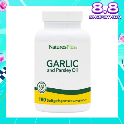NATURE'S PLUS Garlic Parsley Oil 180 Soft Gels