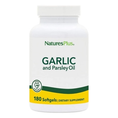 NATURE'S PLUS Garlic Parsley Oil 180 Soft Gels