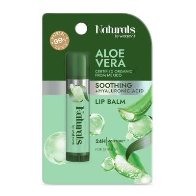 NATURALS BY WATSONS - Certified Organic Aloe Vera Soothing Lip Balm 4.5g
