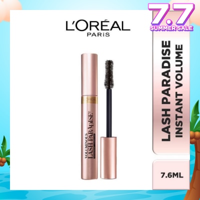 L'OREAL PARIS MAKEUP Voluminous Lash Paradise Mascara Instant Volume & Waterproof (Fit For Sensitive Eyes) 7.6ml