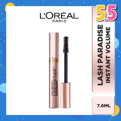 L'OREAL PARIS MAKEUP Voluminous Lash Paradise Mascara Instant Volume & Waterproof (Fit For Sensitive Eyes) 7.6ml