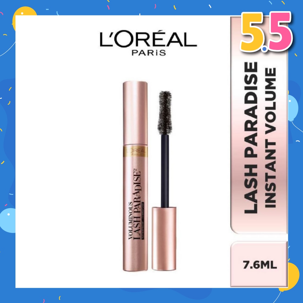 Voluminous Lash Paradise Mascara Instant Volume & Waterproof (Fit For Sensitive Eyes) 7.6ml