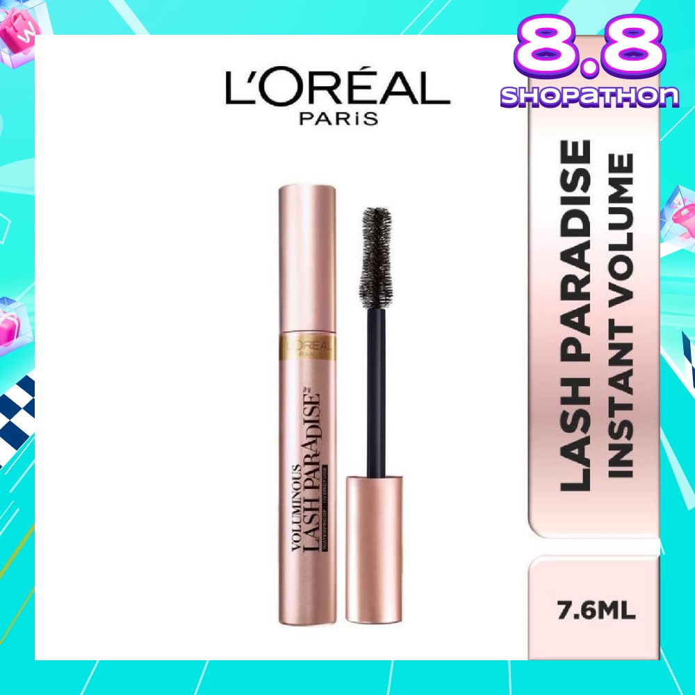 Voluminous Lash Paradise Mascara Instant Volume & Waterproof (Fit For Sensitive Eyes) 7.6ml