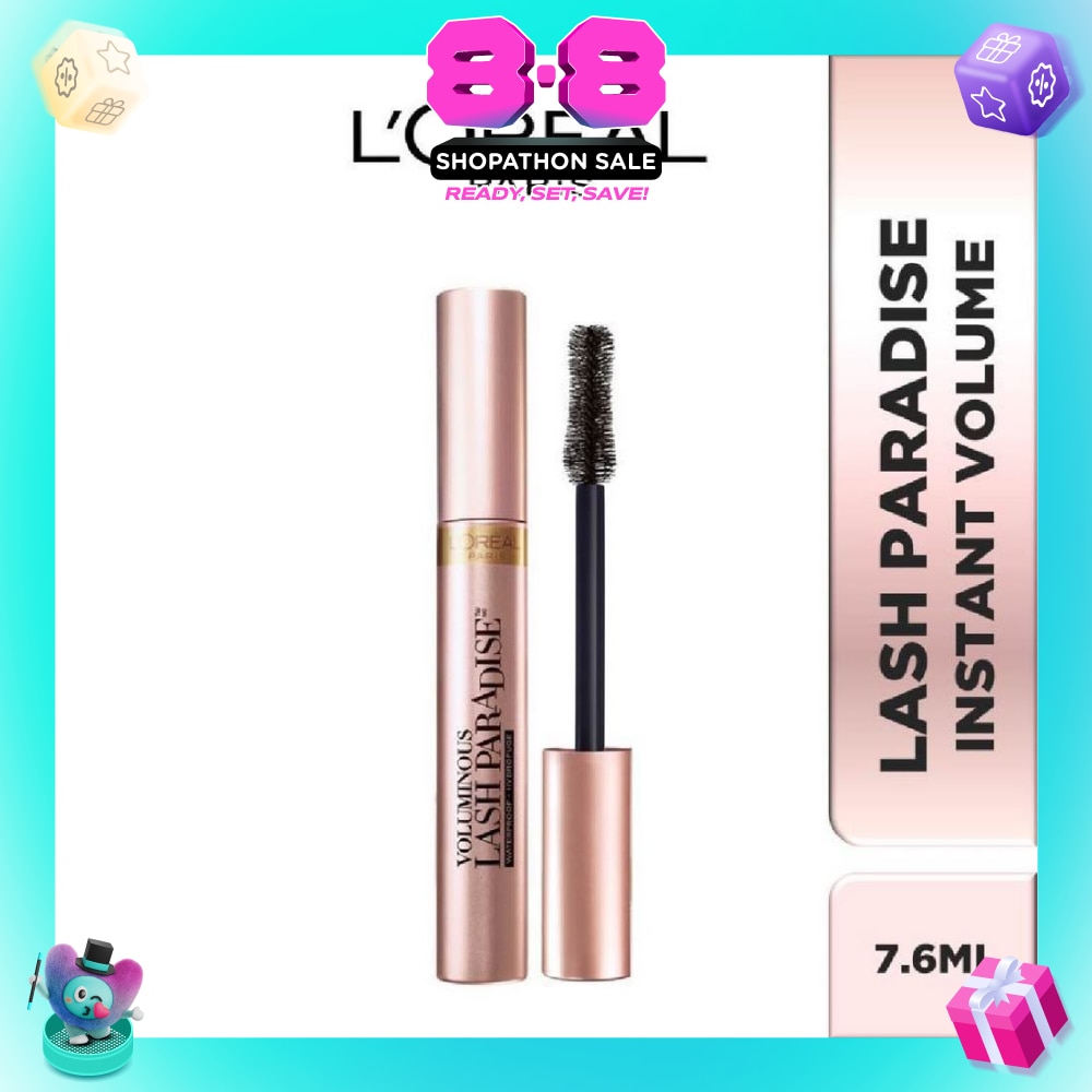 Voluminous Lash Paradise Mascara Instant Volume & Waterproof (Fit For Sensitive Eyes) 7.6ml