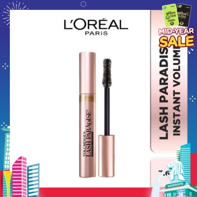 L'OREAL PARIS MAKEUP Voluminous Lash Paradise Mascara Instant Volume & Waterproof (Fit For Sensitive Eyes) 7.6ml