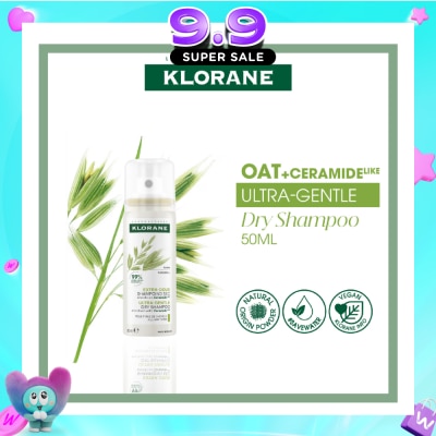 KLORANE - Oat & Ceramide Ultra Gentle Dry Shampoo 50ml image