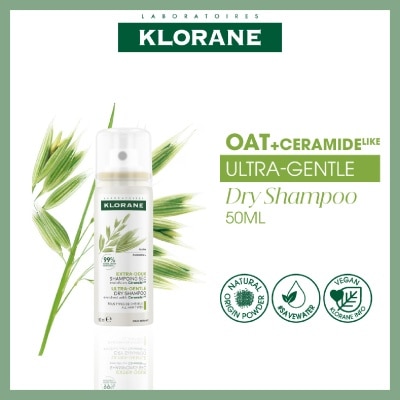 KLORANE - Oat & Ceramide Ultra Gentle Dry Shampoo 50ml