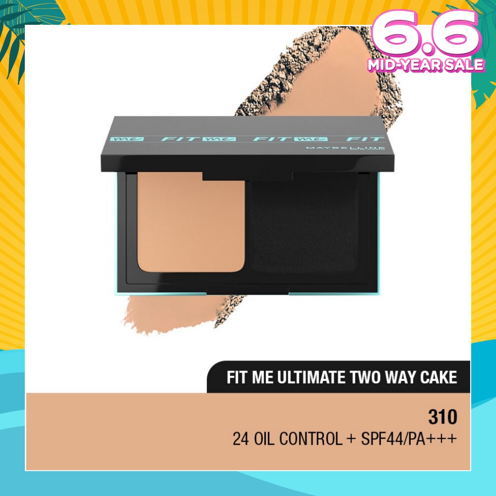 MAYBELLINE Fit Me Powder Foundation B4 310 Sun Beige SPF 32 9g