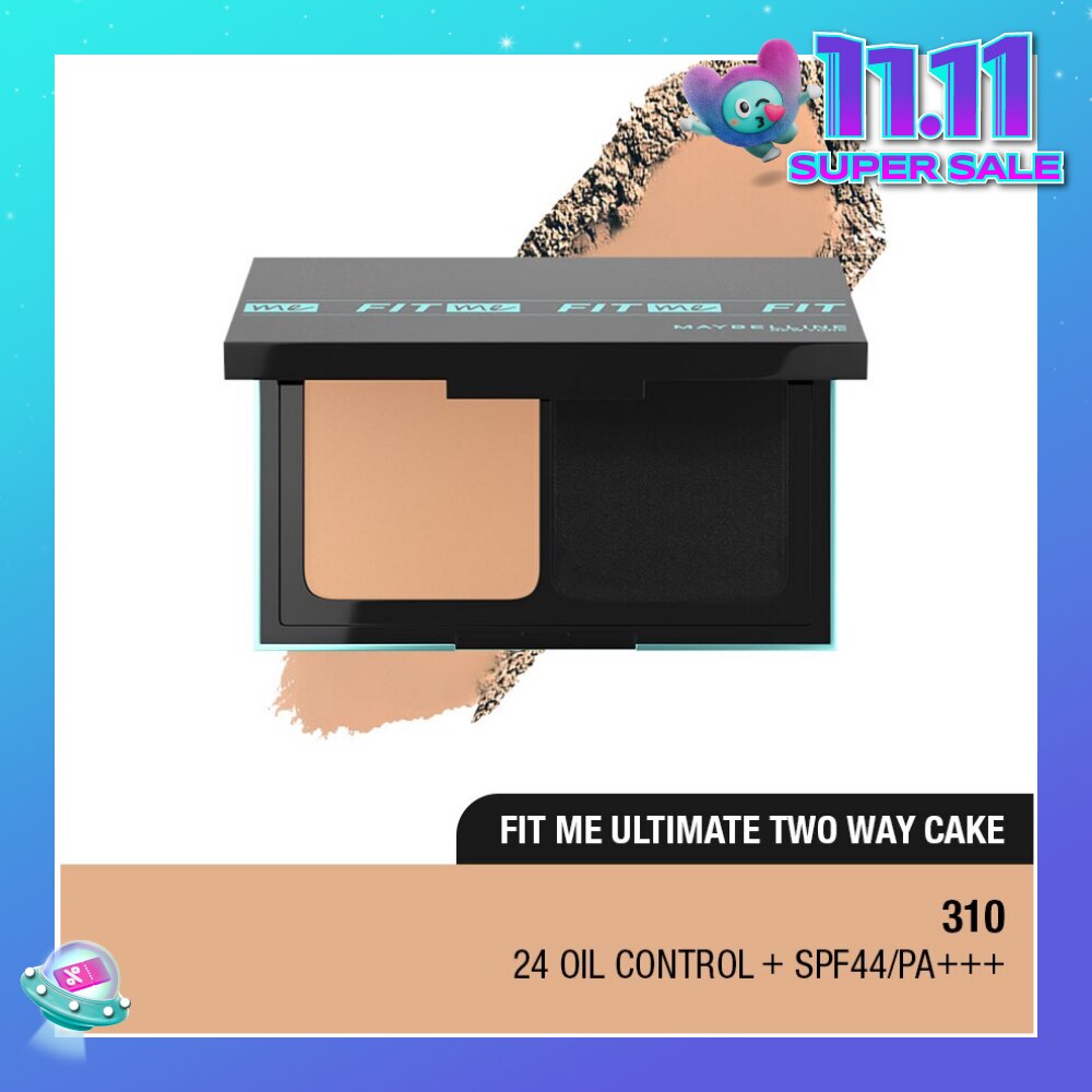 MAYBELLINE Fit Me Powder Foundation B4 310 Sun Beige SPF 32 9g