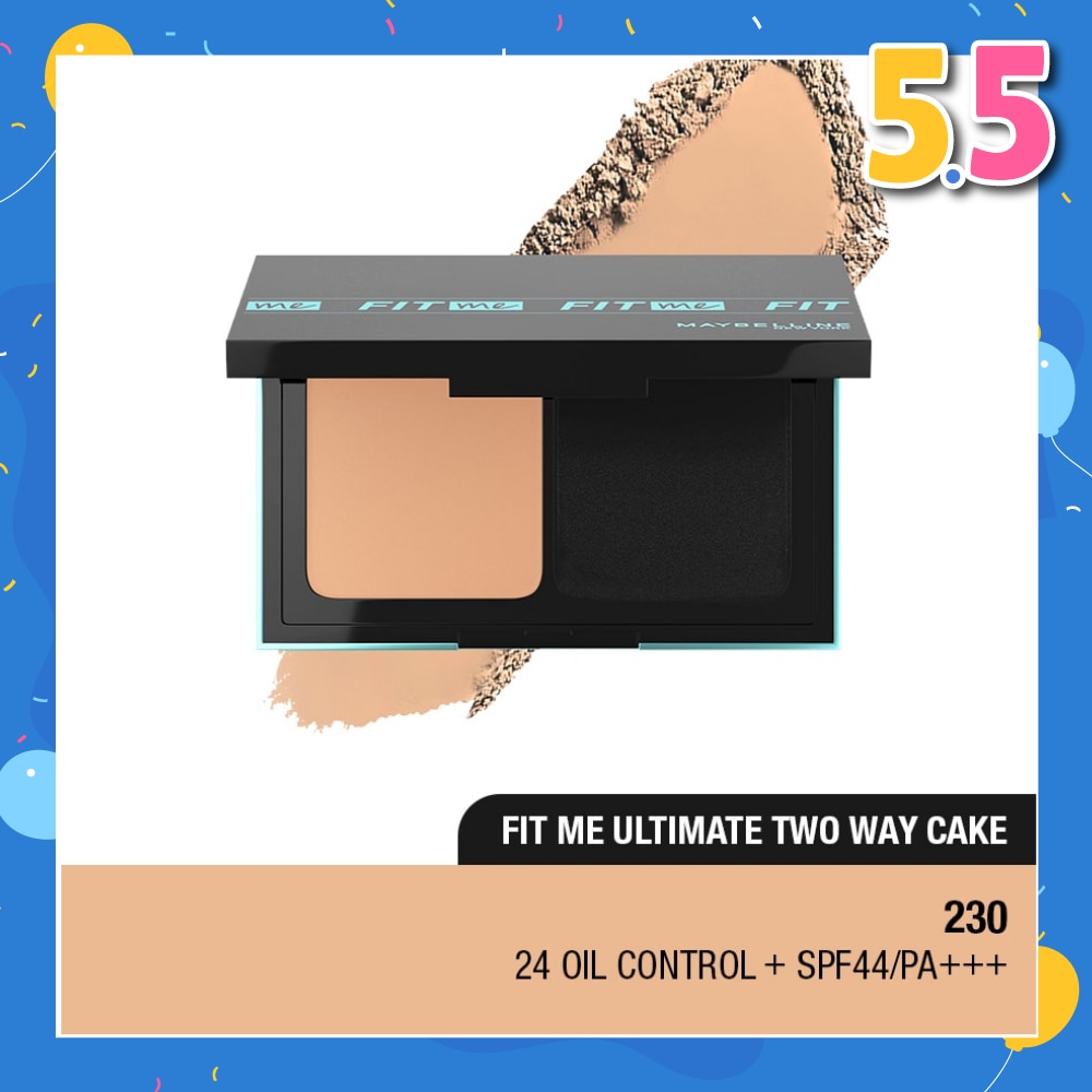 MAYBELLINE Fit Me Powder Foundation O3 230 Natural Buff SPF 32 9g