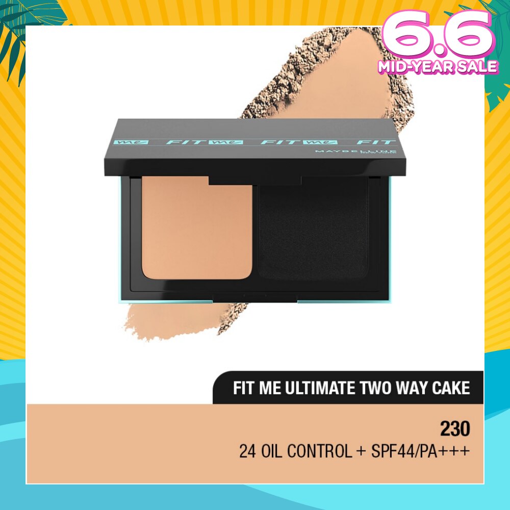 MAYBELLINE Fit Me Powder Foundation O3 230 Natural Buff SPF 32 9g