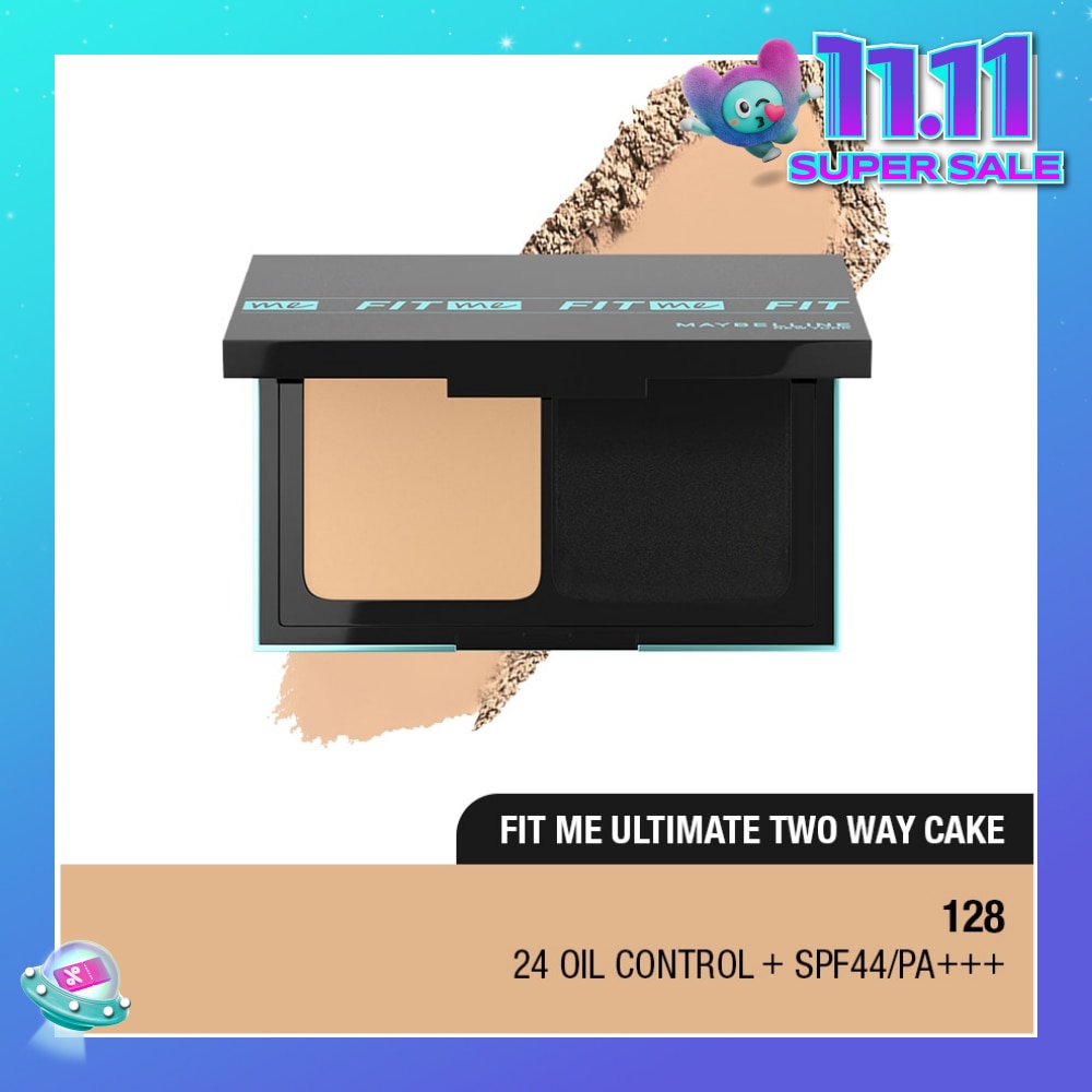 MAYBELLINE Fit Me Powder Foundation Po3 128 Warm Nude SPF 32 9g