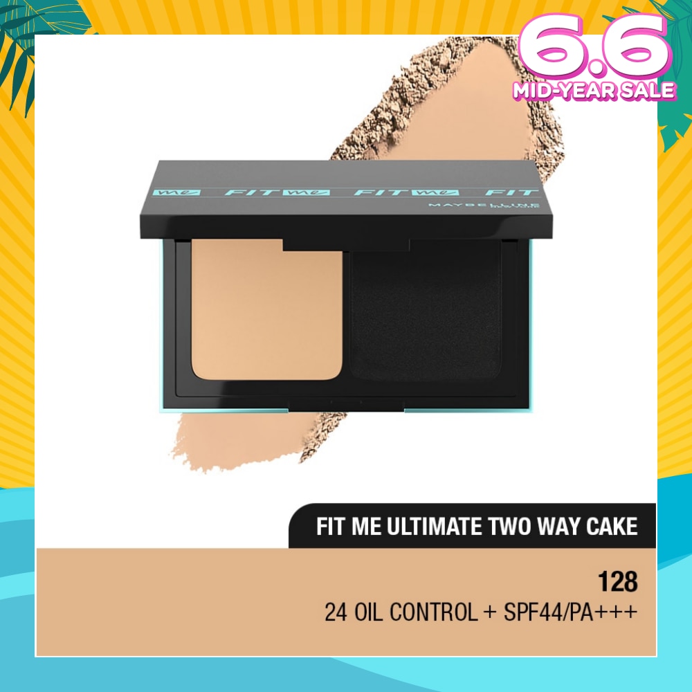 MAYBELLINE Fit Me Powder Foundation Po3 128 Warm Nude SPF 32 9g