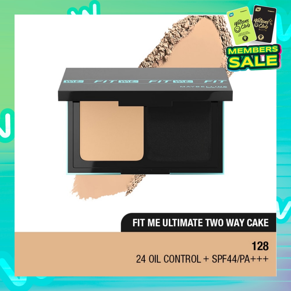 MAYBELLINE Fit Me Powder Foundation Po3 128 Warm Nude SPF 32 9g