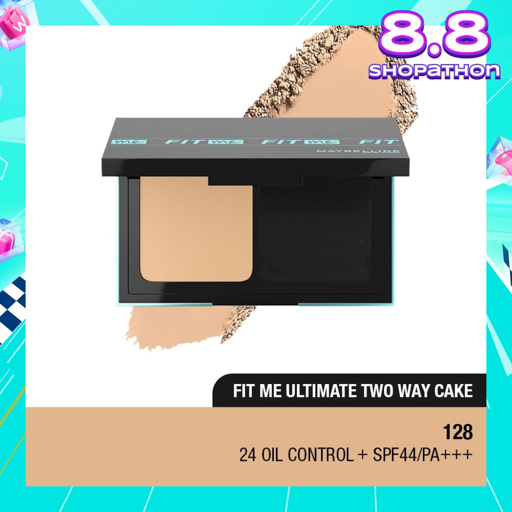 MAYBELLINE Fit Me Powder Foundation Po3 128 Warm Nude SPF 32 9g