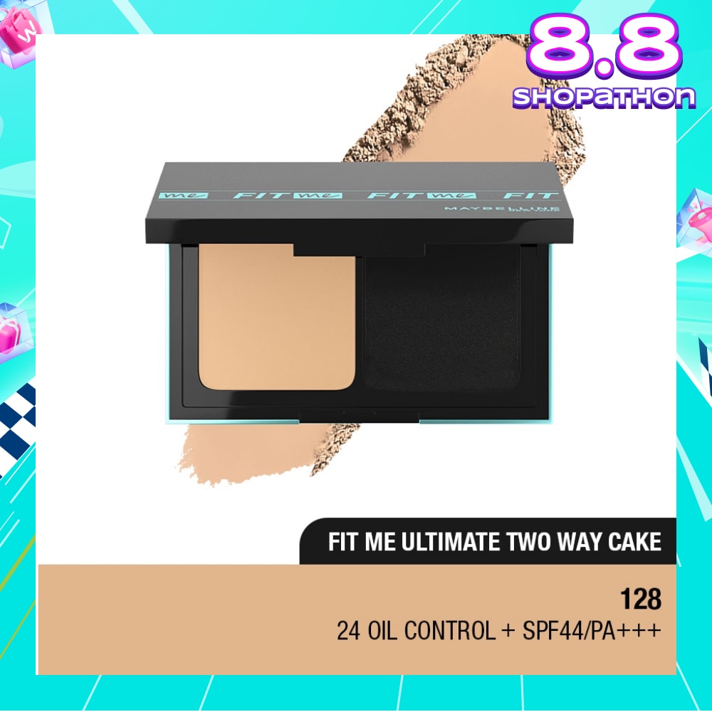 MAYBELLINE Fit Me Powder Foundation Po3 128 Warm Nude SPF 32 9g