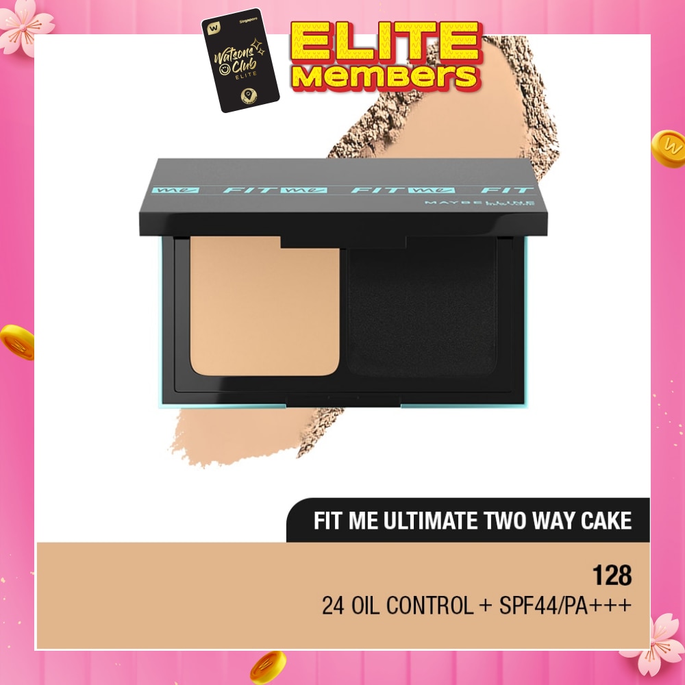 MAYBELLINE Fit Me Powder Foundation Po3 128 Warm Nude SPF 32 9g