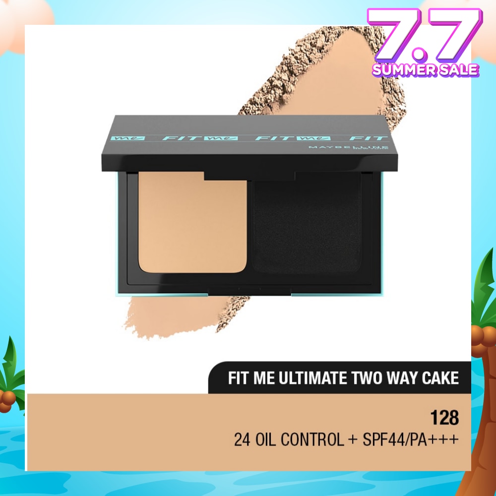 MAYBELLINE Fit Me Powder Foundation Po3 128 Warm Nude SPF 32 9g