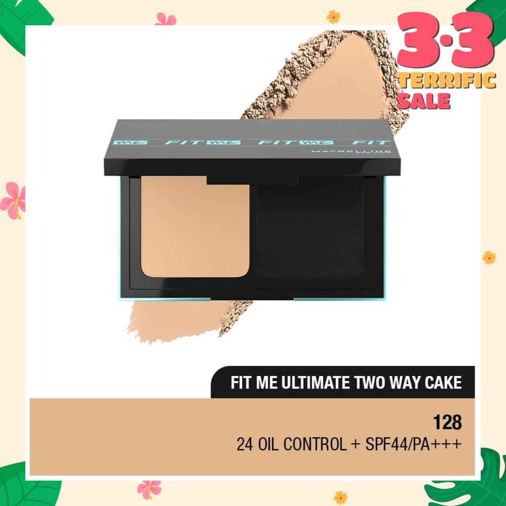 Fit Me Powder Foundation Po3 128 Warm Nude SPF 32 9g