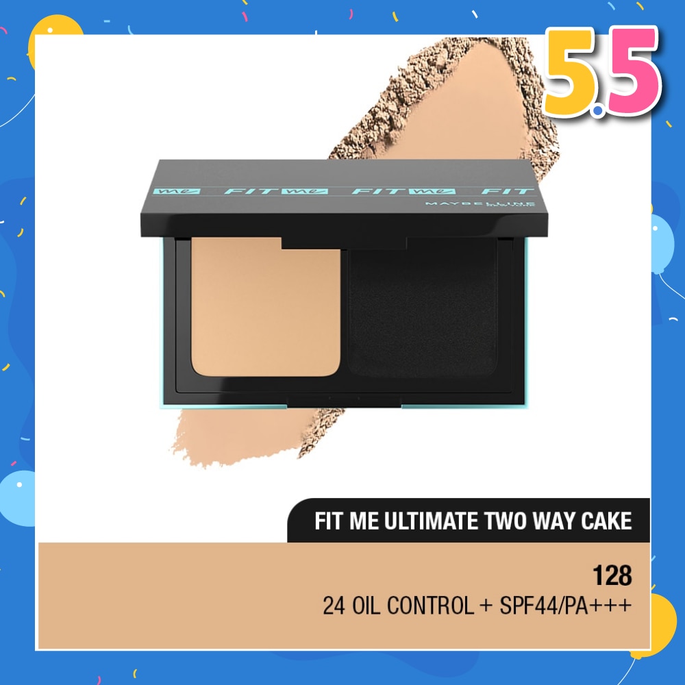 MAYBELLINE Fit Me Powder Foundation Po3 128 Warm Nude SPF 32 9g