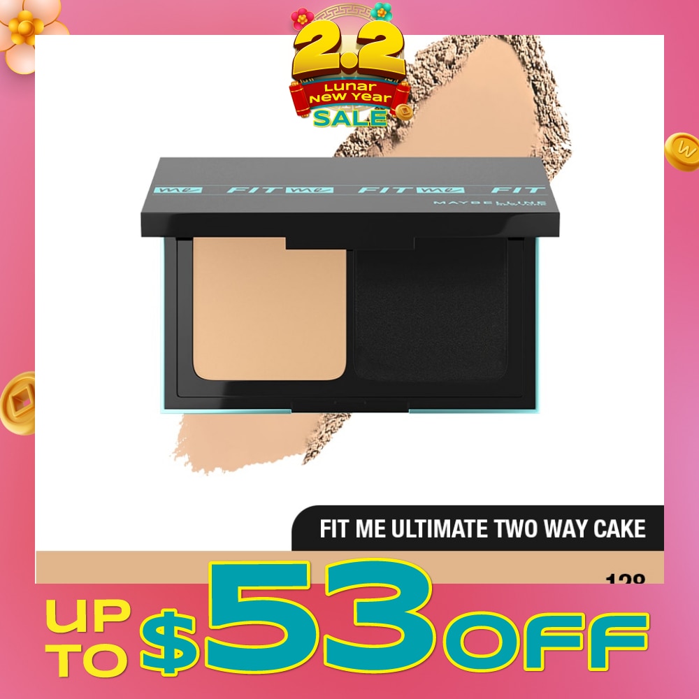 MAYBELLINE Fit Me Powder Foundation Po3 128 Warm Nude SPF 32 9g
