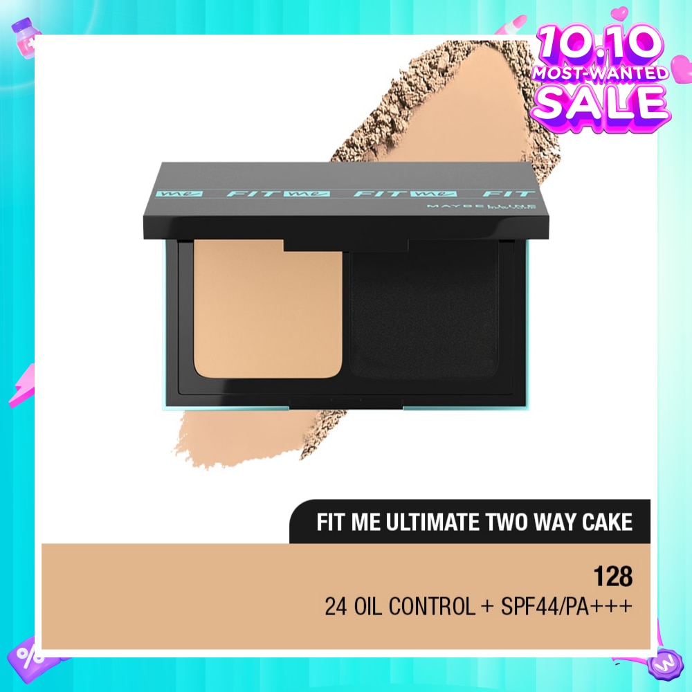 MAYBELLINE Fit Me Powder Foundation Po3 128 Warm Nude SPF 32 9g