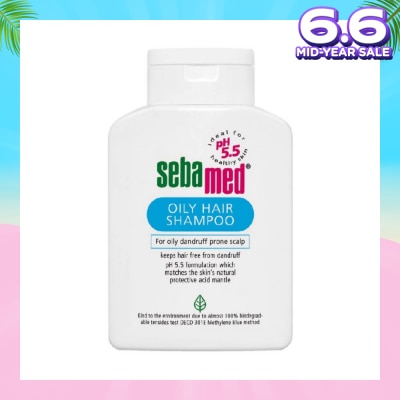 SEBAMED Oily Hair Shampoo (For Oily Dandruff Prone Scalp) 200ml