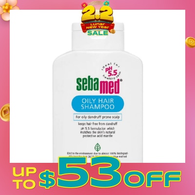 SEBAMED Oily Hair Shampoo (For Oily Dandruff Prone Scalp) 200ml