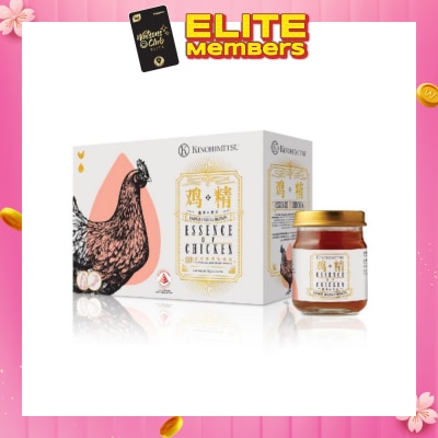 KINOHIMITSU 100% Double-Boiled Pure Essence of Chicken with American Ginseng & Cordyceps 75g x 6s