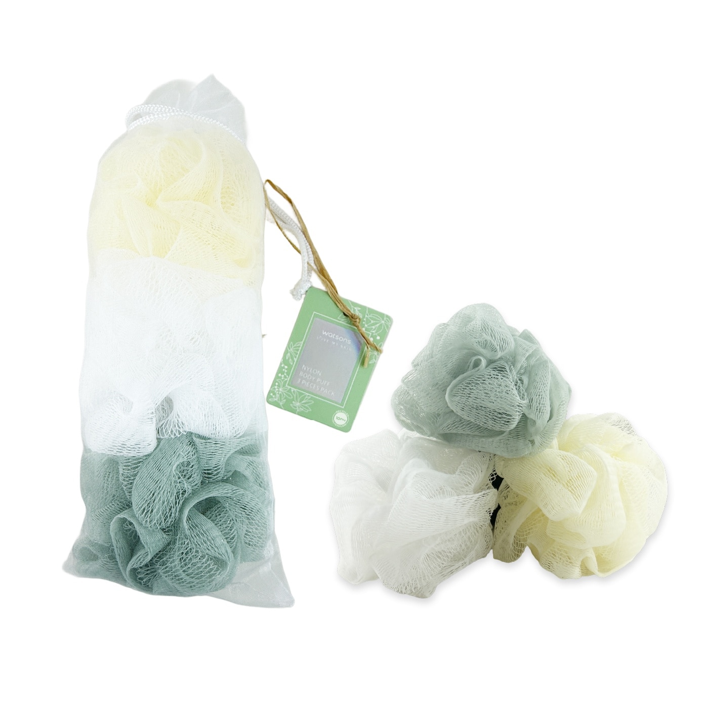 Mini Nylon Body Puff 3s image