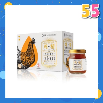 KINOHIMITSU 100% Double-Boiled Pure Essence of Chicken with Lingzhi 75g x 6s