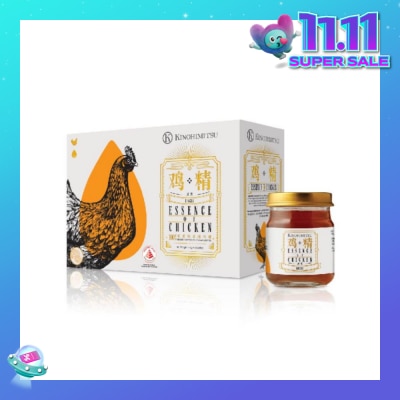 KINOHIMITSU 100% Double-Boiled Pure Essence of Chicken with Lingzhi 75g x 6s