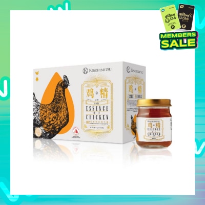 KINOHIMITSU 100% Double-Boiled Pure Essence of Chicken with Lingzhi 75g x 6s