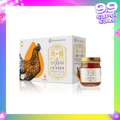 KINOHIMITSU 100% Double-Boiled Pure Essence of Chicken with Lingzhi 75g x 6s