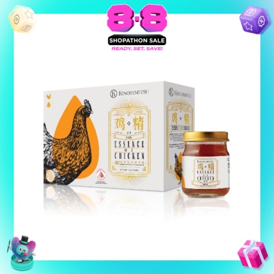 KINOHIMITSU - 100% Double-Boiled Pure Essence of Chicken with Lingzhi 75g x 6s