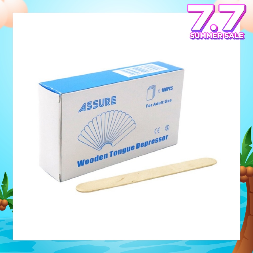 Wood Tongue Depressor (Single Use) 100s