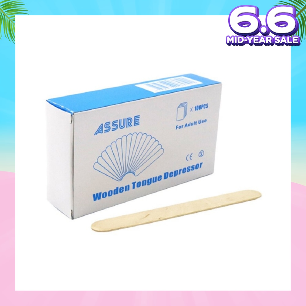 Wood Tongue Depressor (Single Use) 100s