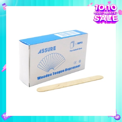 ASSURE Wood Tongue Depressor (Single Use) 100s