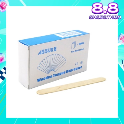 ASSURE Wood Tongue Depressor (Single Use) 100s